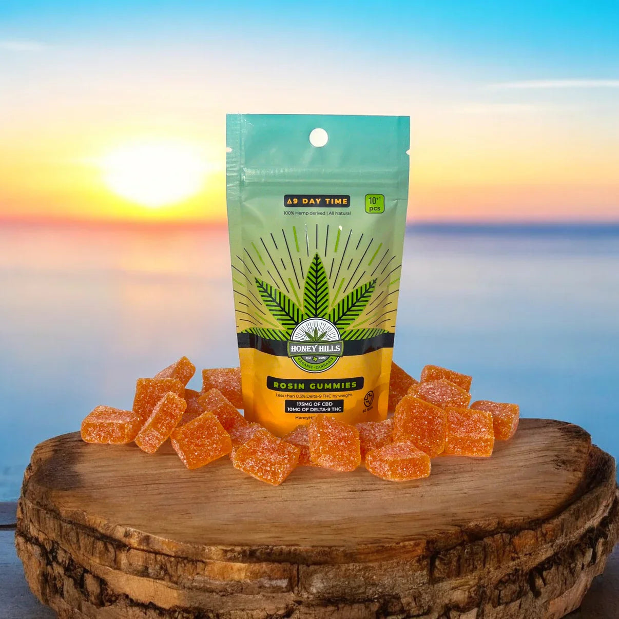 Honey Hills | Delta 9 THC Gummies | 10mg Each : Day Time