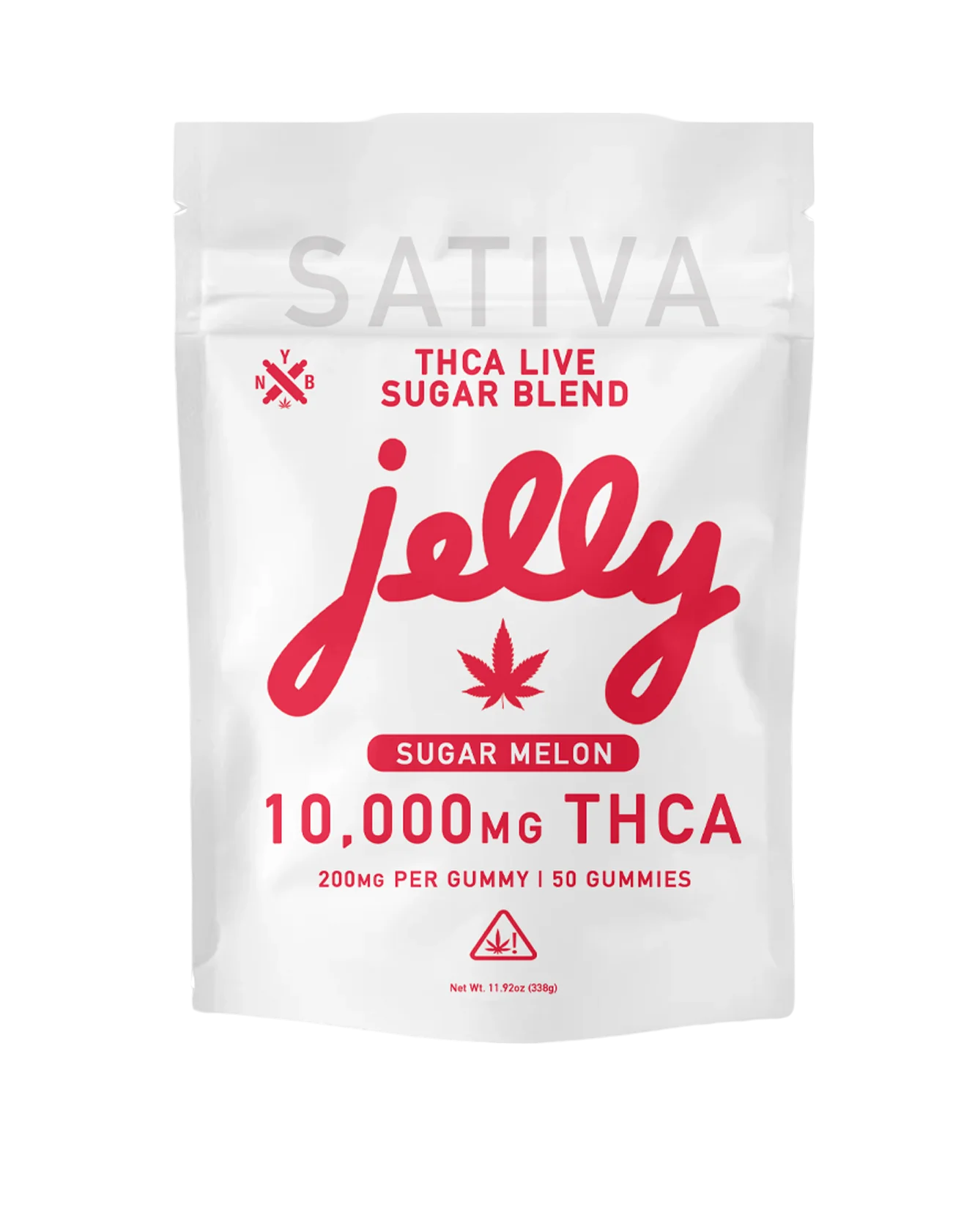 Not Your Bakery | THCa Live Sugar Gummies : 10,000mg - Sugar Melon (SATIVA)