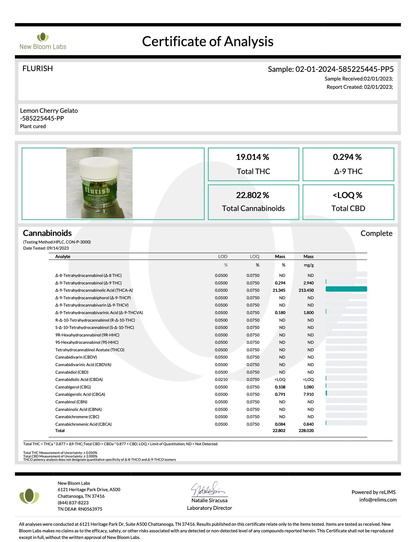 Flurish | Exotic THCa Flower : Lemon Cherry Gelato (22.8%)