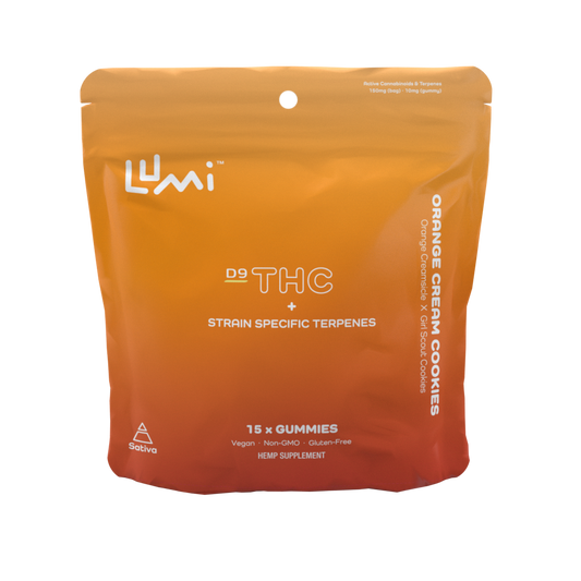 LUMI LABS | D9 Hemp Gummies - Orange Cream Cookies : SATIVA